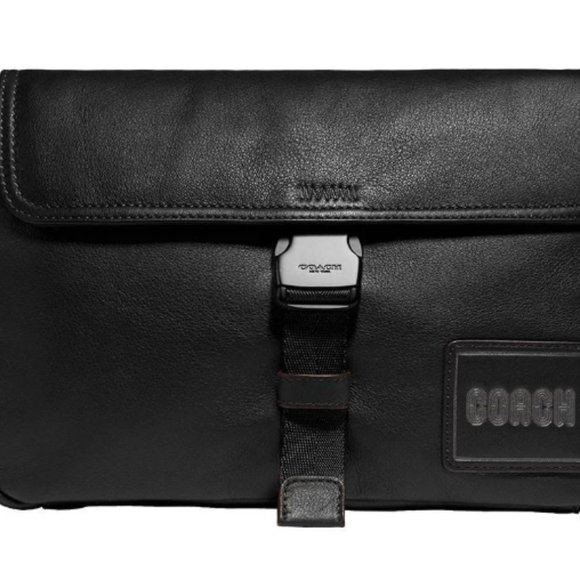 pacer belt bolsa crossbody with coach patch